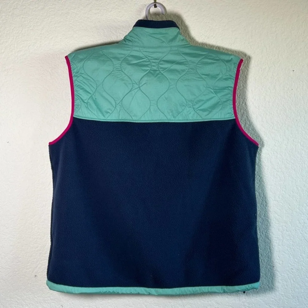 NEW The North Face Men's The Royal Arch Fleece Vest Blue‎ / Green 2XL MSRP $149